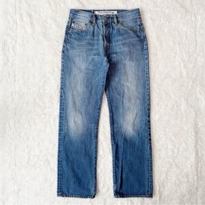 VTG 90s Y2K Diesel Men Blue Denim Straight Fit Jeans US30 Classic Contemporary